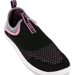 Speedo Black and Pink Aqua Shoes